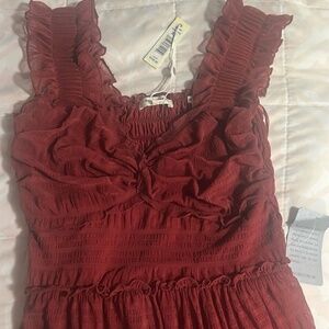 Max studio red dress